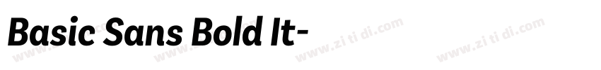 Basic Sans Bold It字体转换 Basic Sans Bold It字体转换